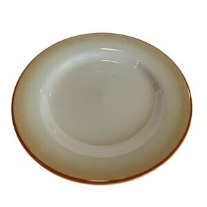 Jackson Dinner Plate Restaurant Hotel Ware Ambre Orange to Brown Rim 9.75"